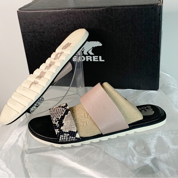 Sorel Women’s Ella ll Slide Sandals Mauve Vapor - Picture 4 of 6